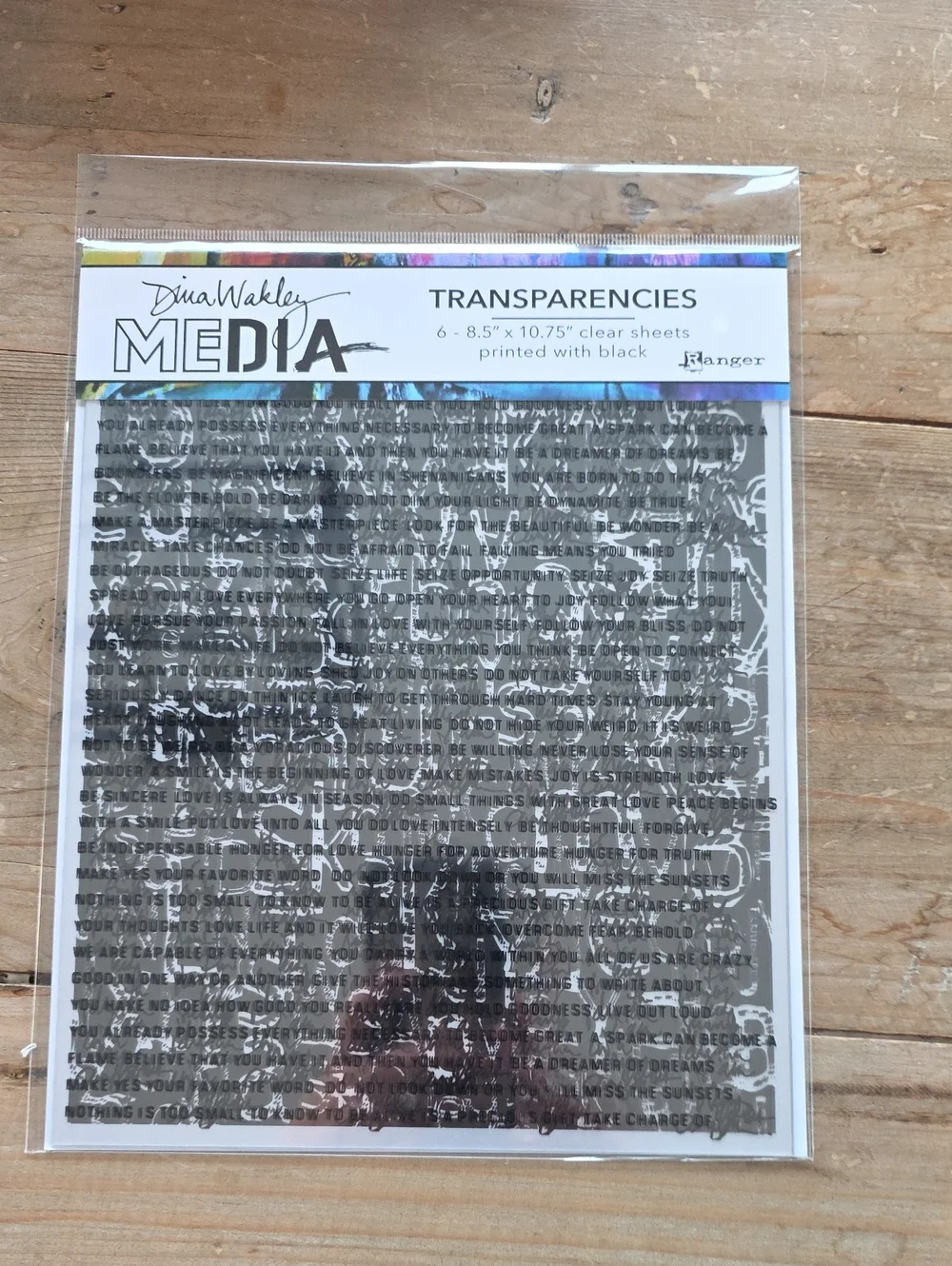 New Dina Wakley Media Transparencies